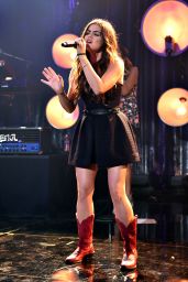 Lucy Hale Performs at The iHeartRadio Theater iN Burbank - July 2014