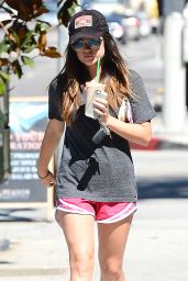 Lucy Hale Street Style - Out in Los Angeles - August 2014