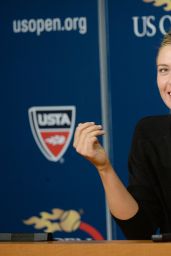 Maria Sharapova - 2014 US Open in New York City - Press Conference Preview