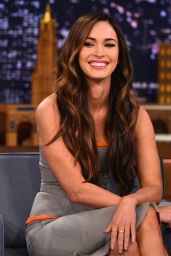 Megan Fox Appeared on The Tonight Show Starring Jimmy Fallon in NYC - August 2014