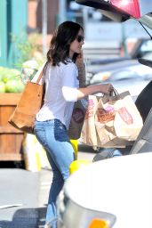 Minka Kelly - Out Shopping at Whole Foods in Los Angeles - August 2014
