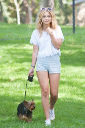 Olivia Holt at a Park in Los Angeles - August 2014