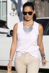 Olivia Munn Casual Style- Out in Beverly Hills - August 2014