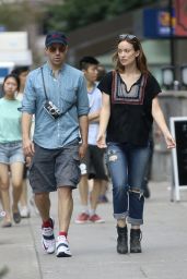 Olivia Wilde and Jason Sudeikis - Out in Montreal - August 2014