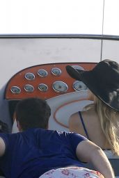 Paris Hilton on Vacation With Her Boyfriend in Ibiza - August 2014