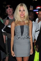 Pixie Lott Night Out Style - Arrives at Werewolf Club in London - August 2014