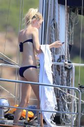 Poppy Delevingne in a Bikini in Ibiza - August 2014