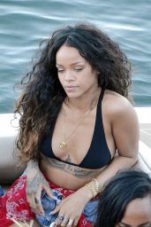 Rihanna in a Bikini - Sicily, Italy - August 2014