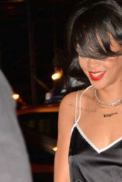 Rihanna – Leaves Birthday Party at the Bowery Hotel in New York City - Aug. 2014