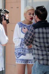 Rita Ora at a Photoshoot in Beverly Hills - August 2014