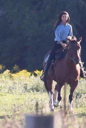 Selena Gomez & Justin Bieber - Horseback Riding in Canada - August 2014