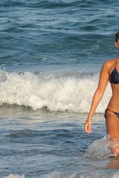 Sylvie Meis Bikini Candids - on the Beach in Ibiza - August 2014