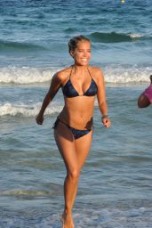 Sylvie Meis Bikini Candids - on the Beach in Ibiza - August 2014