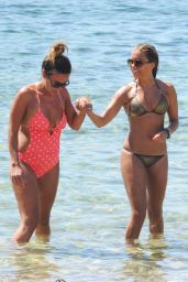 Sylvie Meis Hot in a Bikini - Beach in Ibiza - August 2014