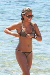 Sylvie Meis Hot in a Bikini - Beach in Ibiza - August 2014