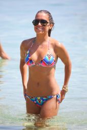 Sylvie Meis Hot in a Bikini on the Beach in Mykonos - August 2014