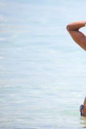 Sylvie Meis Hot in a Bikini on the Beach in Mykonos - August 2014
