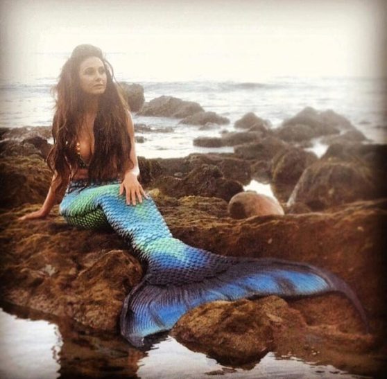 Emmanuelle Chriqui - Sets of Project Mermaid Photoshoot