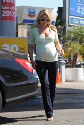Ali Larter at a Gas Station in Los Angeles - September 2014