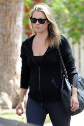 Ali Larter in Leggings - Going to the Gym in West Hollywood - September 2014