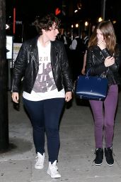 Anna Kendrick Night Out Style - Out in Los Angeles - August 2014