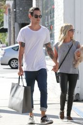 Ashley Tisdale Street Style - Out Shopping in Los Angeles - September 2014