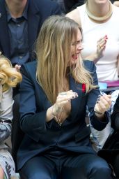 Cara Delevingne & Kate Moss - London Fashion Week, September 2014