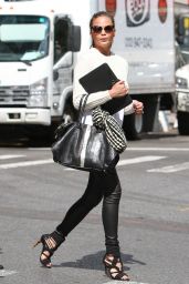 Chrissy Teigen Style - Out in New York City - September 2014