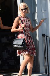 Dianna Agron at Gracias Madre in West Hollywood - August 2014