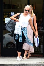 Dianna Agron Street Style - Out in West Hollywood - September 2014