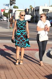 Dianna Agron Style - Out in West Hollywood - September 2014