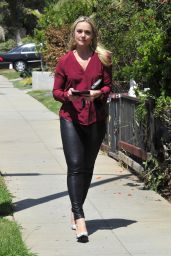 Elisabeth Rohm in Tight Pants Out in Santa Monica - September 2014