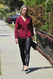 Elisabeth Rohm in Tight Pants Out in Santa Monica - September 2014