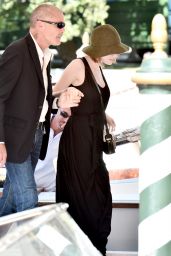 Emma Stone on a Dock in Venice (Italy) - August 2014