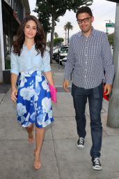 Emmy Rossum Night Out Style - Leaving Craig