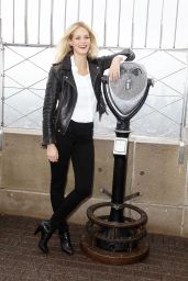 Erin Heatherton at the Empire State Building in New York City - September 2014