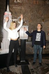 Erin Heatherton at the Empire State Building in New York City - September 2014