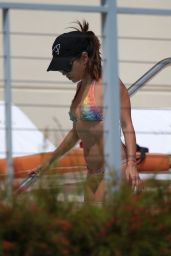 Eva Longoria Bikini Candids - at a Pool in Miami - September 2014