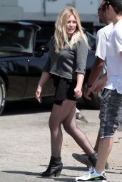 Hilary Duff Hot - Filming Music Video for 