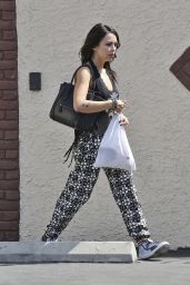 Janel Parrish - Arriving For DWTS Rehearsal in Los Angeles - Sept. 2014
