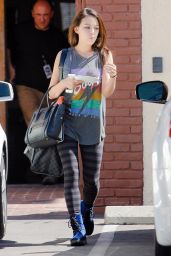 Janel Parrish in Tights at Dancing With The Stars Rehearsal in Los Angeles - September 2014