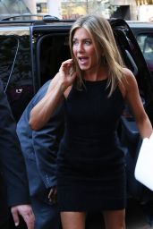Jennifer Aniston Leaving Variety Studio at Holt Renfrew in Toronto - September 2014