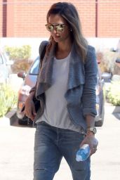 Jessica Alba Casual Style - Out in Santa Monica, September 2014