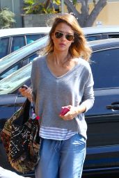 Jessica Alba Street Style  - Out in Los Angeles - September 2014