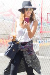 Jessica Alba Street Style - Out in New York City - September 2014