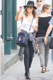 Jessica Alba Street Style - Out in New York City - September 2014