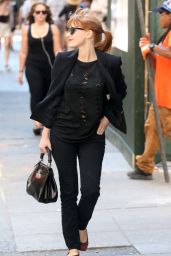 Jessica Chastain Out New York City - August 2014