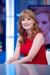 Jessica Chastain Tapes an Appearance on the 