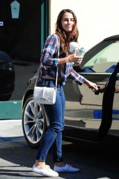 Jessica Lowndes in Jeans - Out in Los Angeles - September 2014