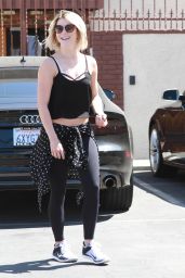 Julianne Hough - Leaving DWTS Dance Studio in Hollywood - September 2014